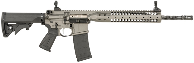 Picture of Lwrc Ic-Spr Billet 5.56 Nato 16" 30Rd Grey W/ Black Stock ICR5TG16SPRBT