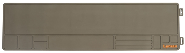 Picture of  Lyman 04051 Essential Gun Maintenance Mat Gray Rubber 10" X 36"