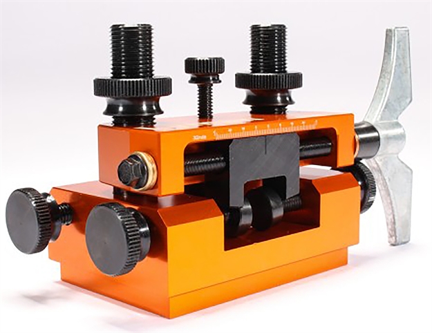 Picture of  Lyman 7031287 Accusight Pistol Sight Tool Handgun Aluminum Orange 011516712875