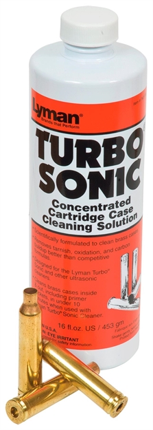 Picture of  Lyman 7631705 Ultrasonic Cleaner Turbo Sonic Solution 16 OZ Bottle