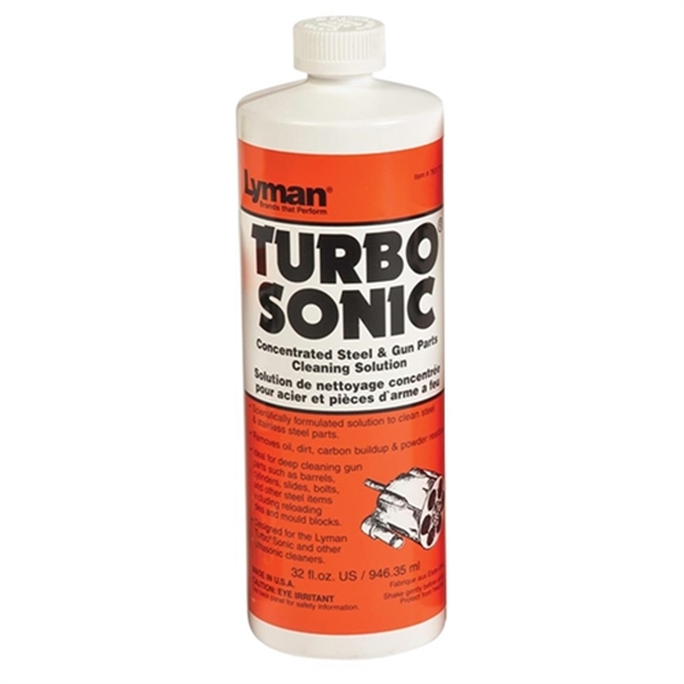 Picture of  Lyman 7631715 Turbo Sonic Gun Parts Cleaning Solution Against Grease, Dust, Oil 32 OZ Bottle