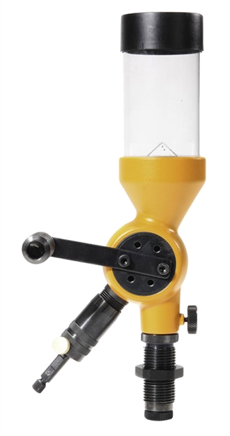 Picture of  Lyman 7767700 Brass Smith Powder Measure Multi-Caliber Orange