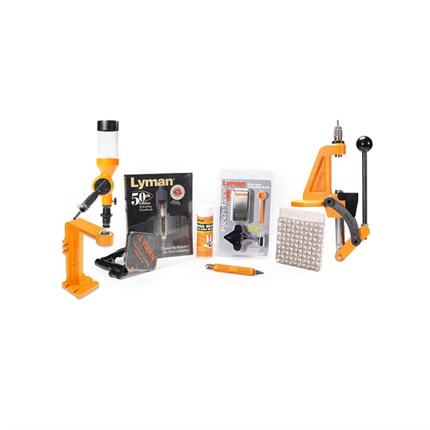 Picture of  Lyman 7810350 Brass Smith Ideal Press Kit 1 Hole Cast Iron 011516503503