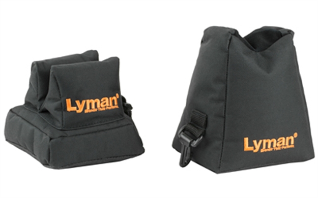 Picture of Lyman Crosshair Shooting Bag Combo Front & Rear Black Nylon 7837805 011516778055