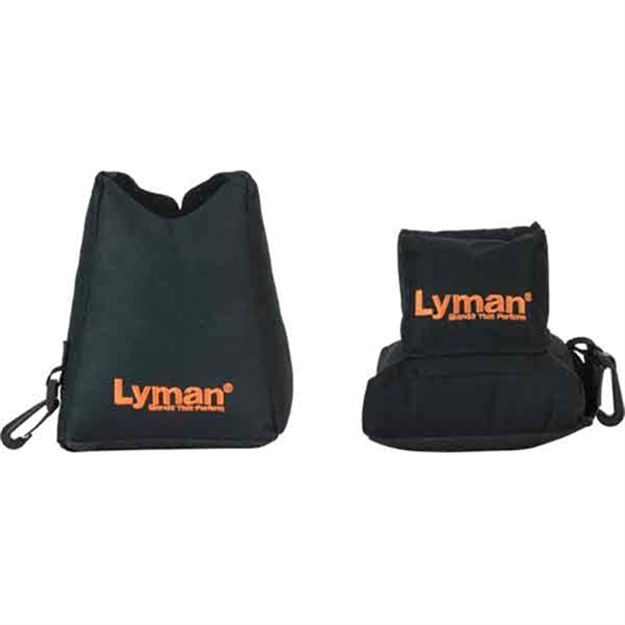 Picture of Lyman Crosshair Shooting Bag Combo Front & Rear Black Nylon 7837805