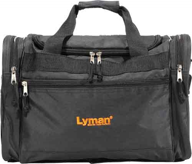 Picture of Lyman Handgun Range Bag Black Nylon W/Carry Strap 7837830 011516778307