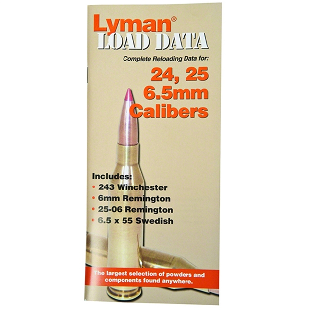 Picture of Lyman Load Data Book .24 .25 6.5Mm 72 Pages