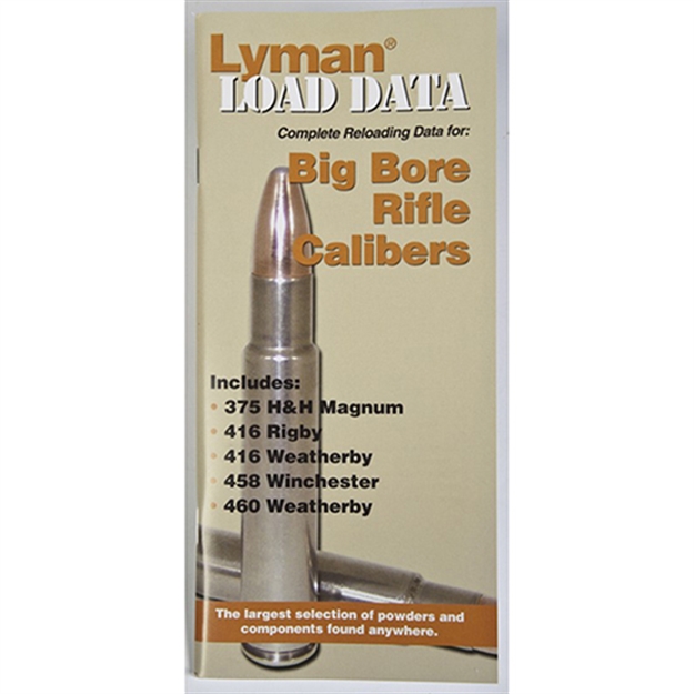 Picture of Lyman Load Data Book Big Bore Rifle (6) 9780022