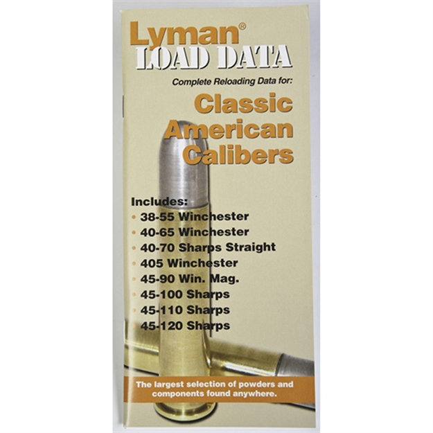 Picture of Lyman Load Data Book Classic Rifle Calibers 72 Pages