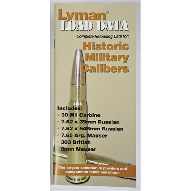 Picture of Lyman Load Data Book Old Military Calibers 72 Pages