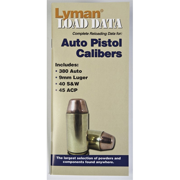 Picture of Lyman Load Data Book Semi-Auto .380Acp9mm.40Sw.45Acp
