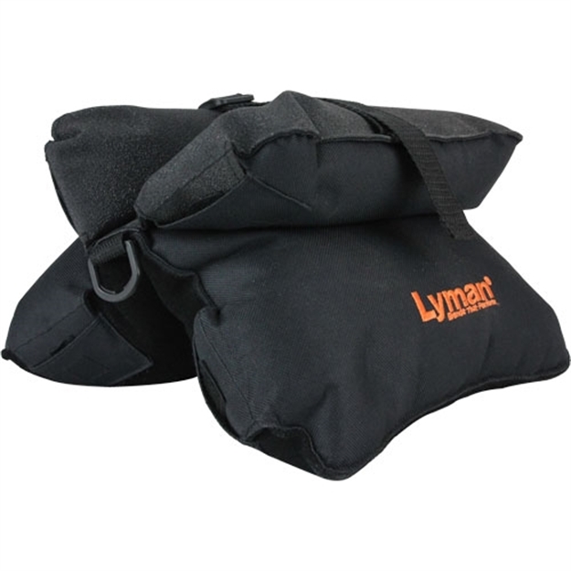 Picture of Lyman Match Bench Shooting Bag Filled Black Nylon/Suede 7837802 011516778024