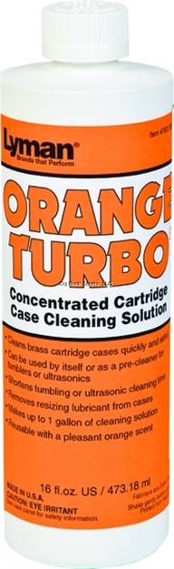 Picture of Lyman Orange Turbo Case Cleaning Concentrate 16 OZ