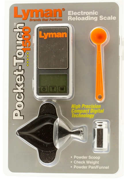 Picture of  Lyman 7750725 Pocket Touch Reloading Scale 1 Multi-Caliber 1500 GR