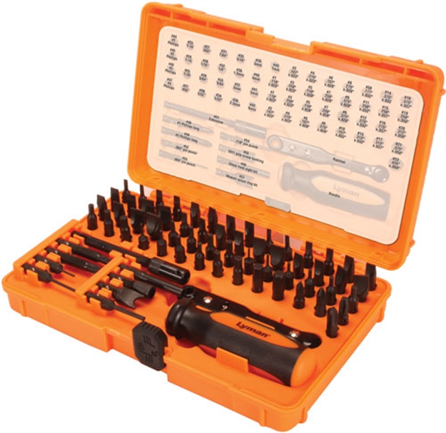 Picture of  Lyman 7991361 Master Gunsmith Tool Kit Multiple Universal 68 Pieces