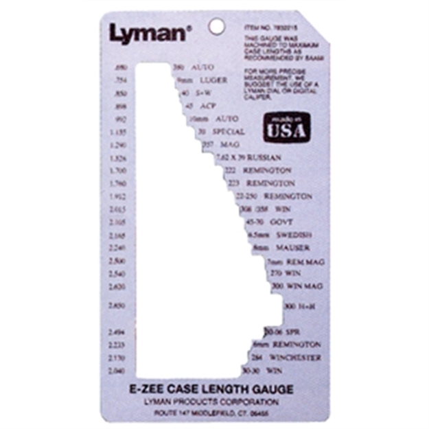 Picture of  Lyman 7832215 E-Zee Case Length Gauge 1 All Over 70 Rifle/Pistol & Rifle Cases