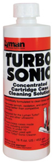 Picture of  Lyman 7631705 Ultrasonic Cleaner Turbo Sonic Solution 16 OZ Bottle
