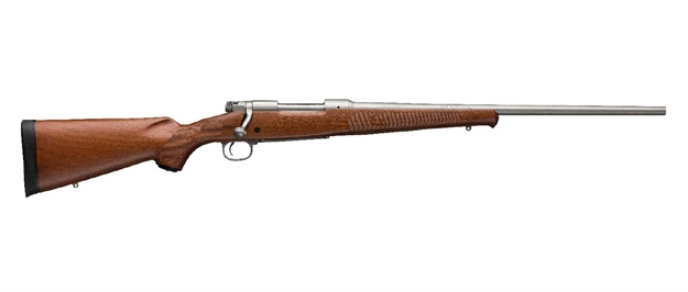 Picture of  Winchester Repeating Arms 535234212 70 Featherweight 243 Win 5+1 22" Matte Stainless Steel Barrel, Drilled & Tapped Stainless Steel Receiver, Grade I Satin Walnut Fixed W/Schnabel Forearm Wood Stock 048702016417