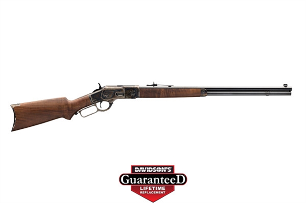 Picture of  Winchester Guns 534228141 Model 1873 Sporter 45 Colt (Lc) 14+1 Cap 24" Octagon Barrel Color Case Hardened Rec Satin Oiled Walnut Fixed Pistol Grip Stock Right Hand (Full Size) 048702006135