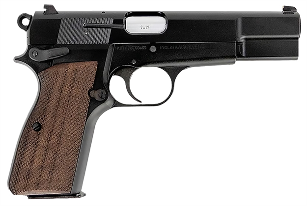 Picture of Military Armament Corp P-35 Hi-Power 9Mm 4.7" Bbl 2-15Rd Black/Wood INGLISP35B