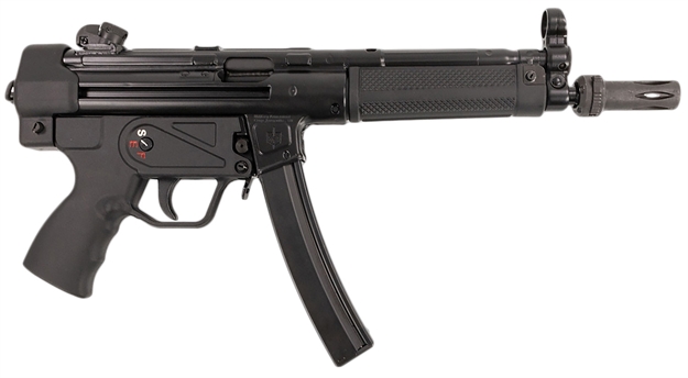 Picture of Mac 12750004 5  9Mm Luger 30+1 8.90" Black Phosphate Steel Threaded Barrel, Black Phosphate Optics Ready Receiver/Frame, Black Grip, Ambidextrous MAC5 723551446089