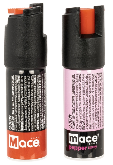 Picture of  Mace 60002 Twist Lock Pepper Spray OC Pepper 15 Bursts Range 10 FT 0.75 OZ 2 Pack 843925000027