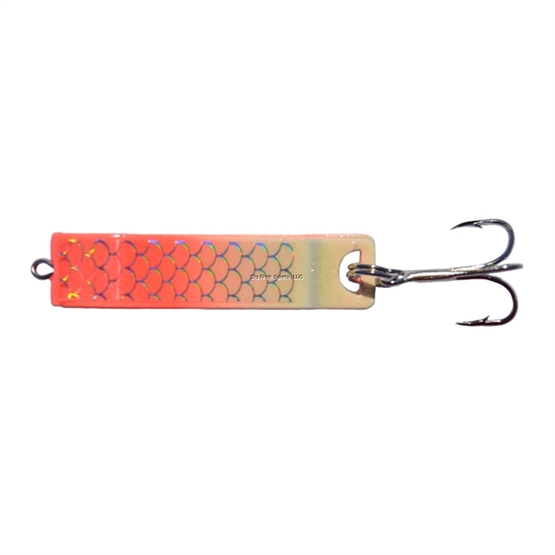 Picture of Mack's Lure Cripplure, 1/4 Oz, Glow Red Hot Head