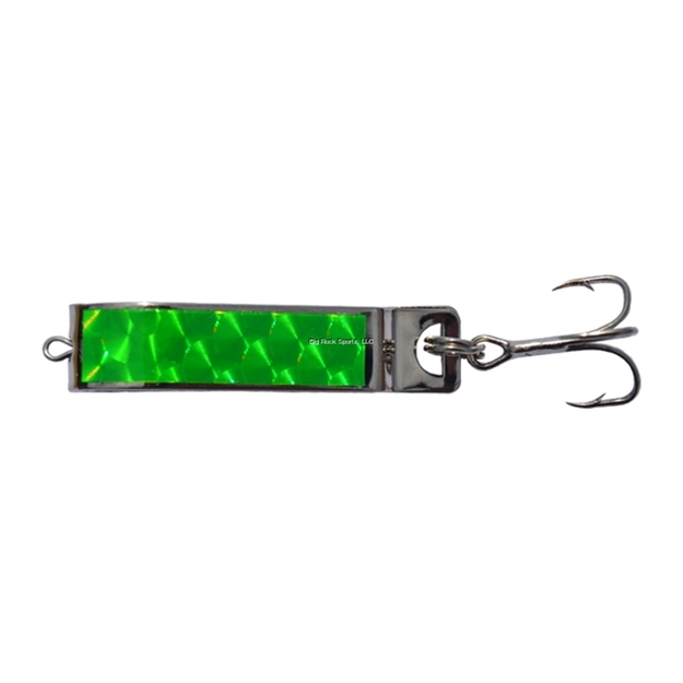 Picture of Mack's Lure Cripplure, 1/4 Oz, Nickle/Green Prism