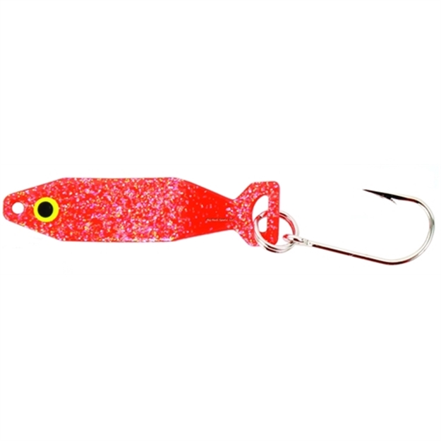 Picture of Macks Lure Hum Dinger Casting/Trolling Spoon, 1/8 Oz, Siwash Hook, Red