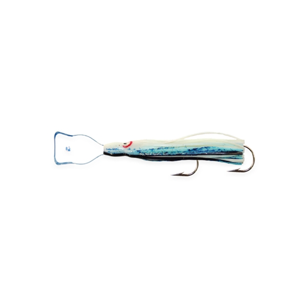 Picture of Mack's Lure Pre-Tied Wiggle Hoochie With Action Bill, 4 1/2", Blue Comet