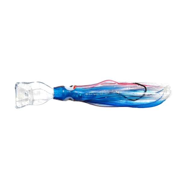 Picture of Mack's Lure Pre-Tied Wiggle Hoochie With Action Bill, 4 1/2", Capt America UV