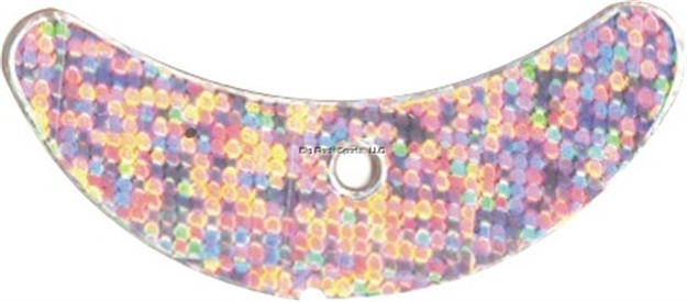 Picture of Mack's Lure Smile Blade, 1 1/2", Silver Sparkle, 5/Pack