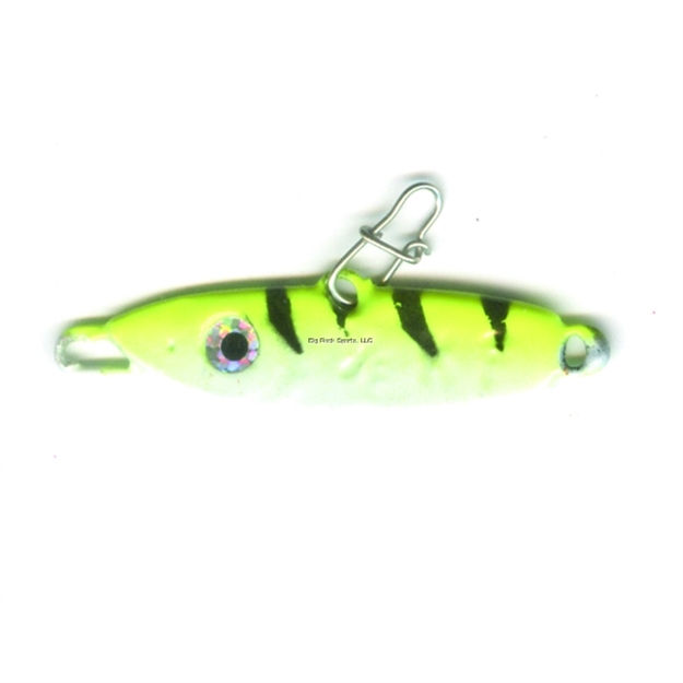 Picture of Mack's Lure Sonic Baitfish Jigging Spoon, 1/16 OZ 10 Glo Chrt