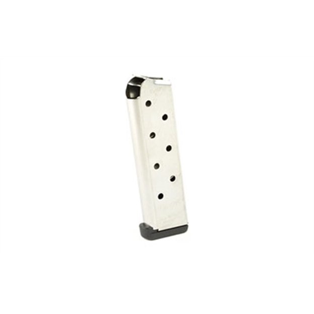 Picture of Cmc Products 14131 Power Mag  8Rd 45 Acp Fits 1911 Government Stainless Steel W/ Black Base Pad M-PM-45FS8 705263141315
