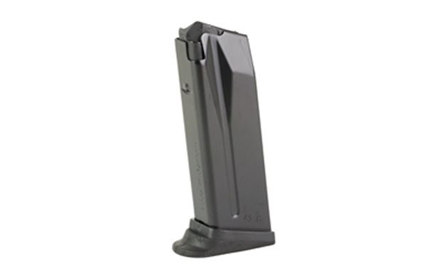 Picture of  Heckler & Koch 50248621 45C  Black Detachable With Extended Floor Plate 8Rd 45 Acp For H&K Usp Compact/45 Compact 642230266841
