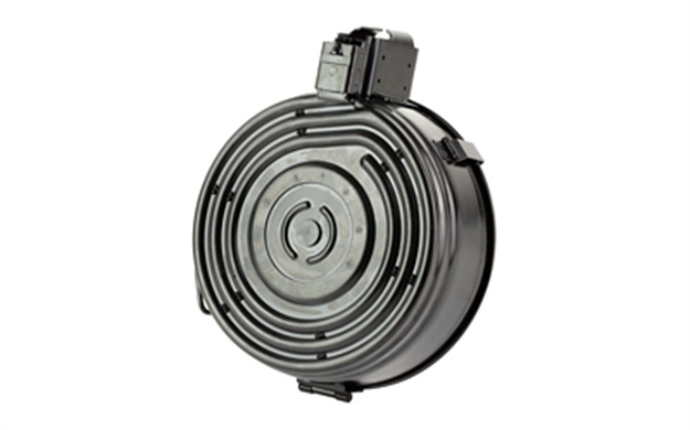 Picture of Kci Usa Inc Kcimz004s Ak-47  75Rd Drum 7.62X39mm Black Steel Fits Ak-47/Akm Platform AK47DRUM 851586008047