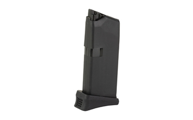 Picture of Kci Usa Inc Usa Inc Magazine For Glock 43 9Mm 6Rd Blk Poly W/Grip Ext KCIMZ053