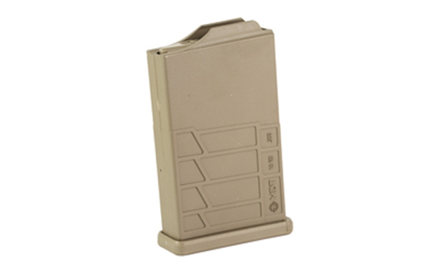 Picture of Mdt Sporting Goods Inc 104447Fde Aics Magazine  10Rd Extended 308/6.5 Creedmoor Short Action, Fde Polymer Fits Some Chassis/Bottom Metal (Mdt/Xlr/Krg/Grs/Cdi/Pacific Tool & Gauge) 104447-FDE 682157397358