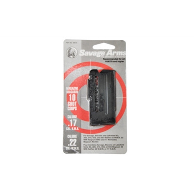 Picture of Savage 93 Series Rimfire Magazine 17Hmr 22Rimfire Magazine 10Rd Blue 90010 062654900105
