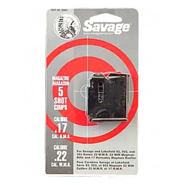 Picture of Savage 93 Series Rimfire Magazine 22 Rimfire Magazine Blue 17 Hmr 5Rd 90001
