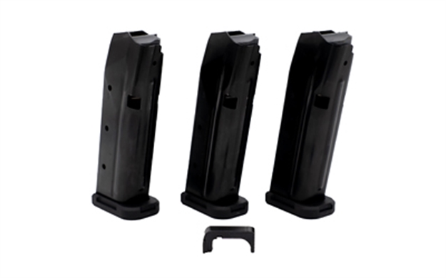 Picture of Shield Arms S15combog33m1c S15 Magazine Gen 3 Combo 15Rd 9Mm Luger Compatible W/Glock 43X/48 Black Steel 3 Pack S15-COMBO-G3-3M-1C 850029545811