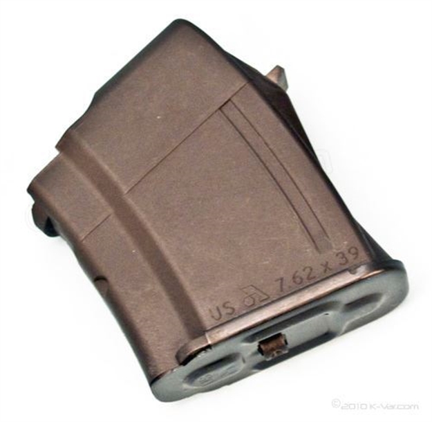 Picture of Magazine 7.62 X 39 Mm, 5 Rounds, Black, Fully US Made
