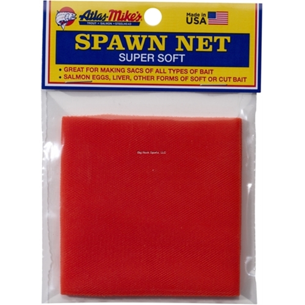Picture of Atlas Spawn Net 3" X 3" Squares Orange, 50 Sqs/Pkg.