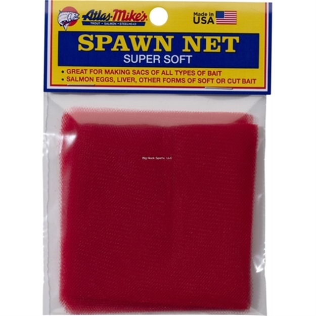 Picture of Atlas Spawn Net 3" X 3" Squares Red, 50 Sqs/Pkg.