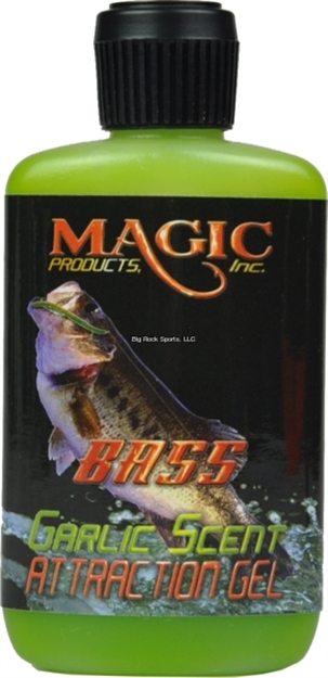 Picture of Magic Bait Attraction Gel Scent For Bass, 2 OZ Bottle, Garlic