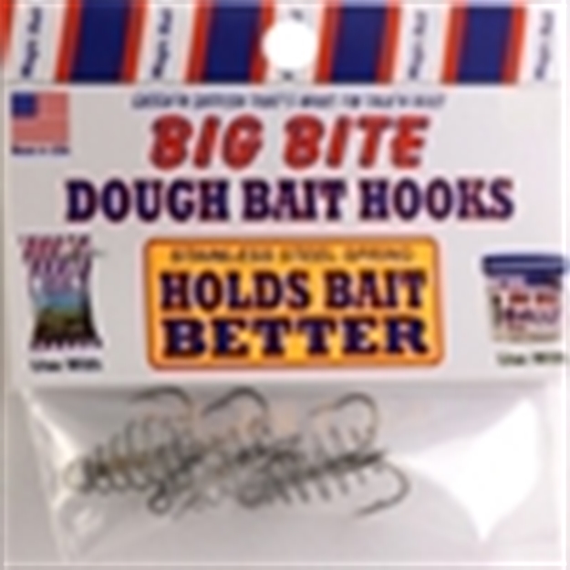 Picture of Magic Bait Big Bite Dough Bait Hook, Size 4, Treble, Bronze, 3 Per Pack 30-48