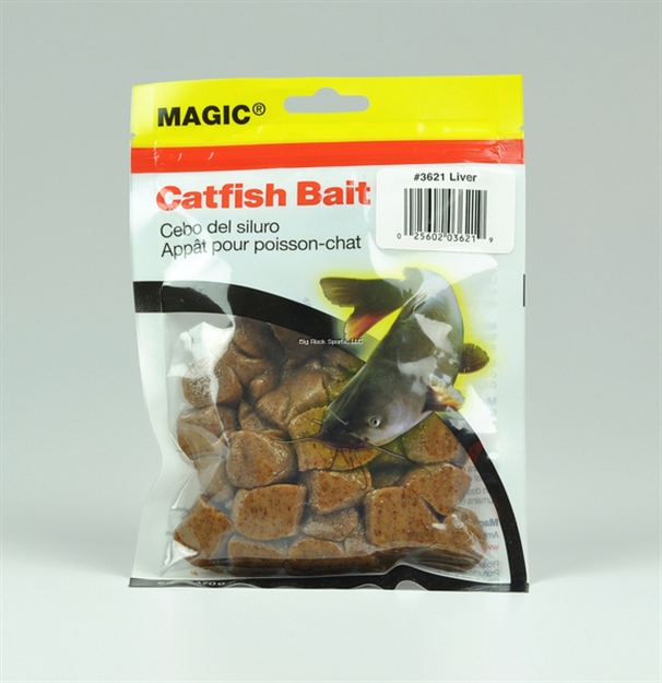 Picture of Magic Bait Catfish Bait 6Oz Bag Brown Liver