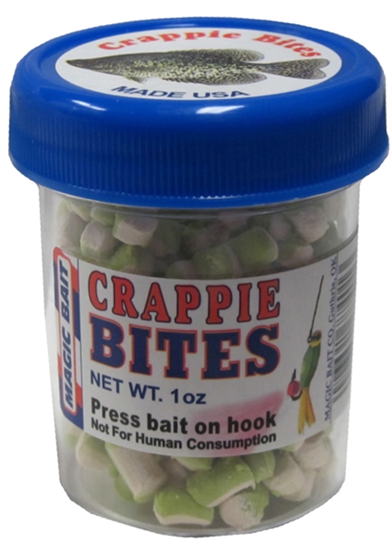 Picture of Magic Bait Crappie Bites Chartreuse1oz 10-12