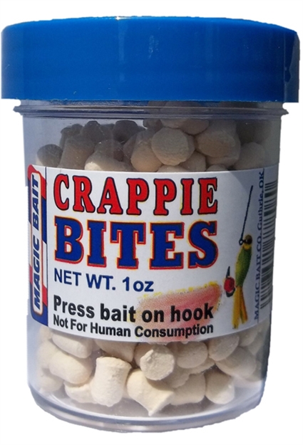 Picture of Magic Bait Crappie Bites White 1Oz 08-12