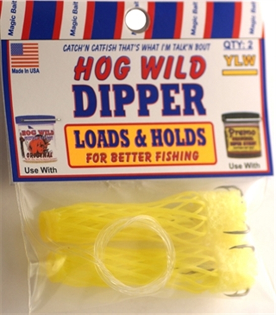 Picture of Magic Bait Hogwild Yel Baitdipper Worm 2Cd 48-55 26691777557